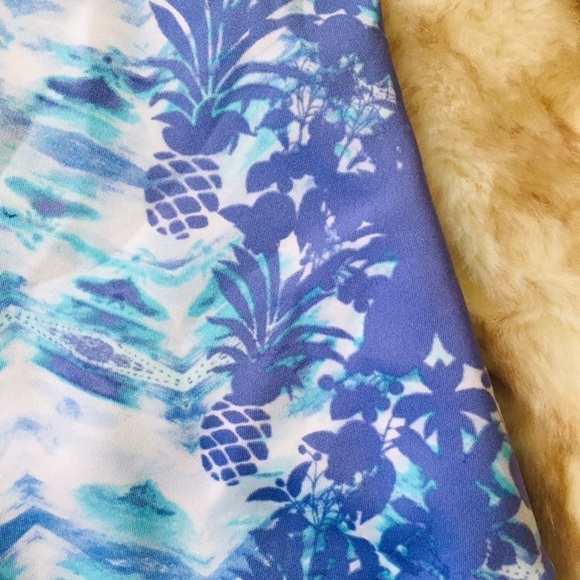 Victoria's Secret Blue Pineapple Bathing Suit - Picture 5 of 10